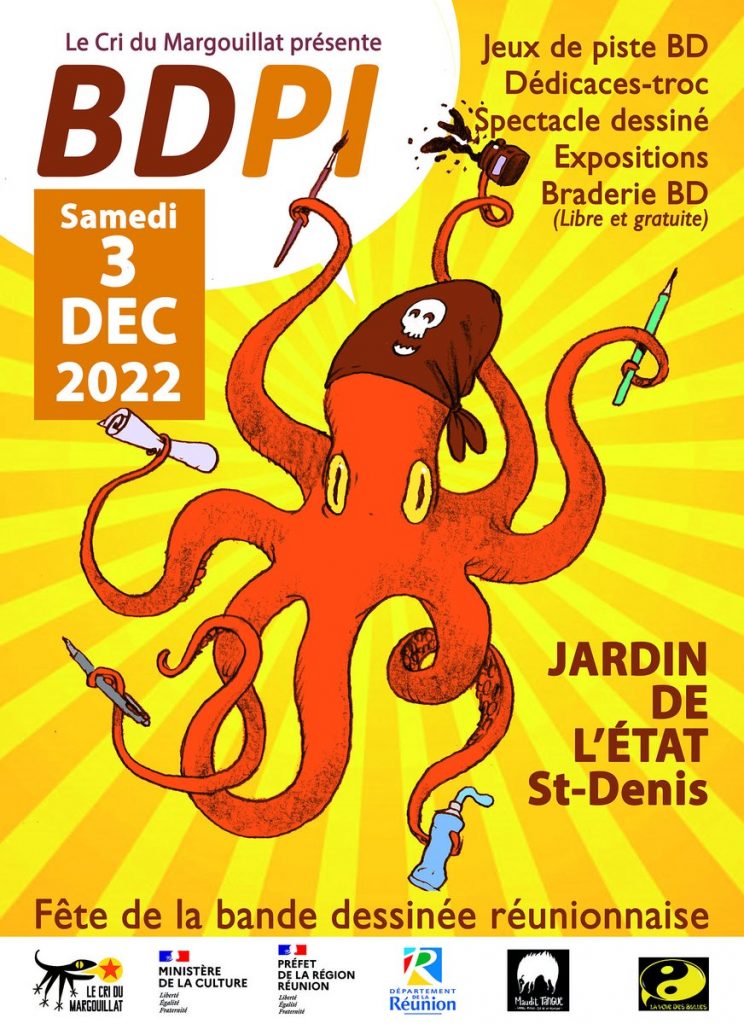 Affiche du festival BDPI 2022