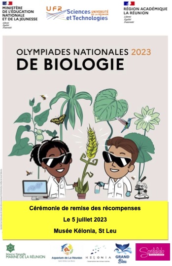 Olympiades Nationales de Biologie - 2023 - remise des récompenses