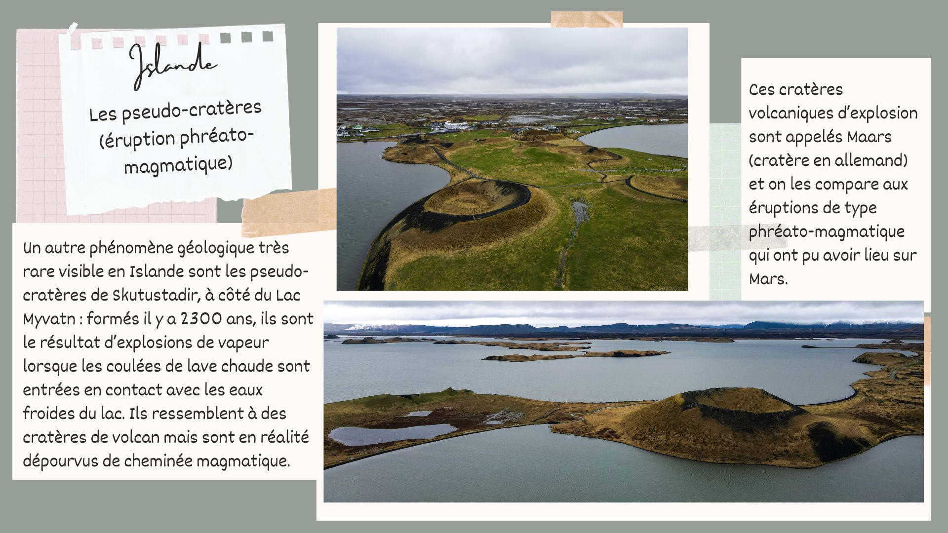 Daac Islande - les pseudos cratères