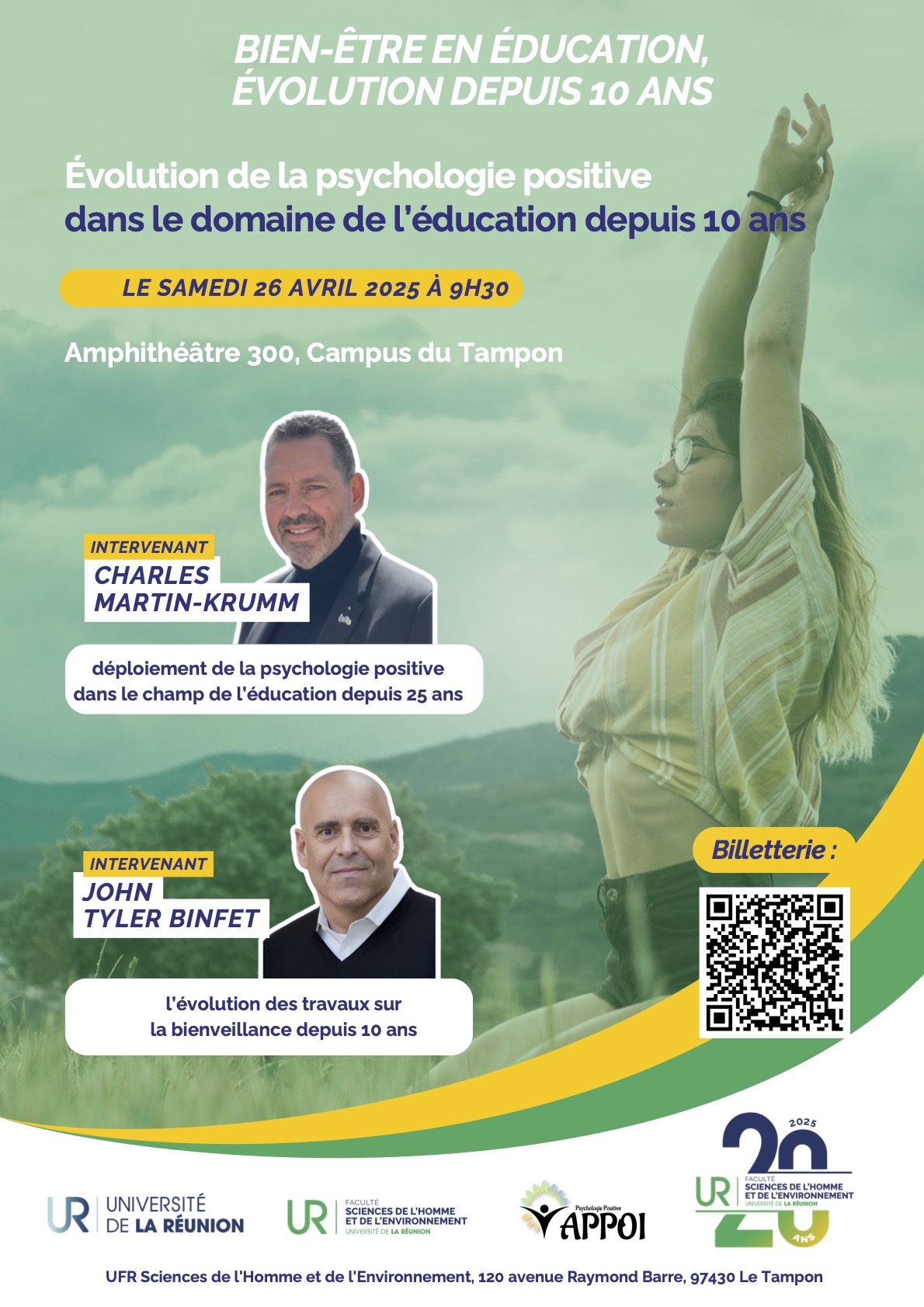 affiche conférence sur la bienveillance à l'école