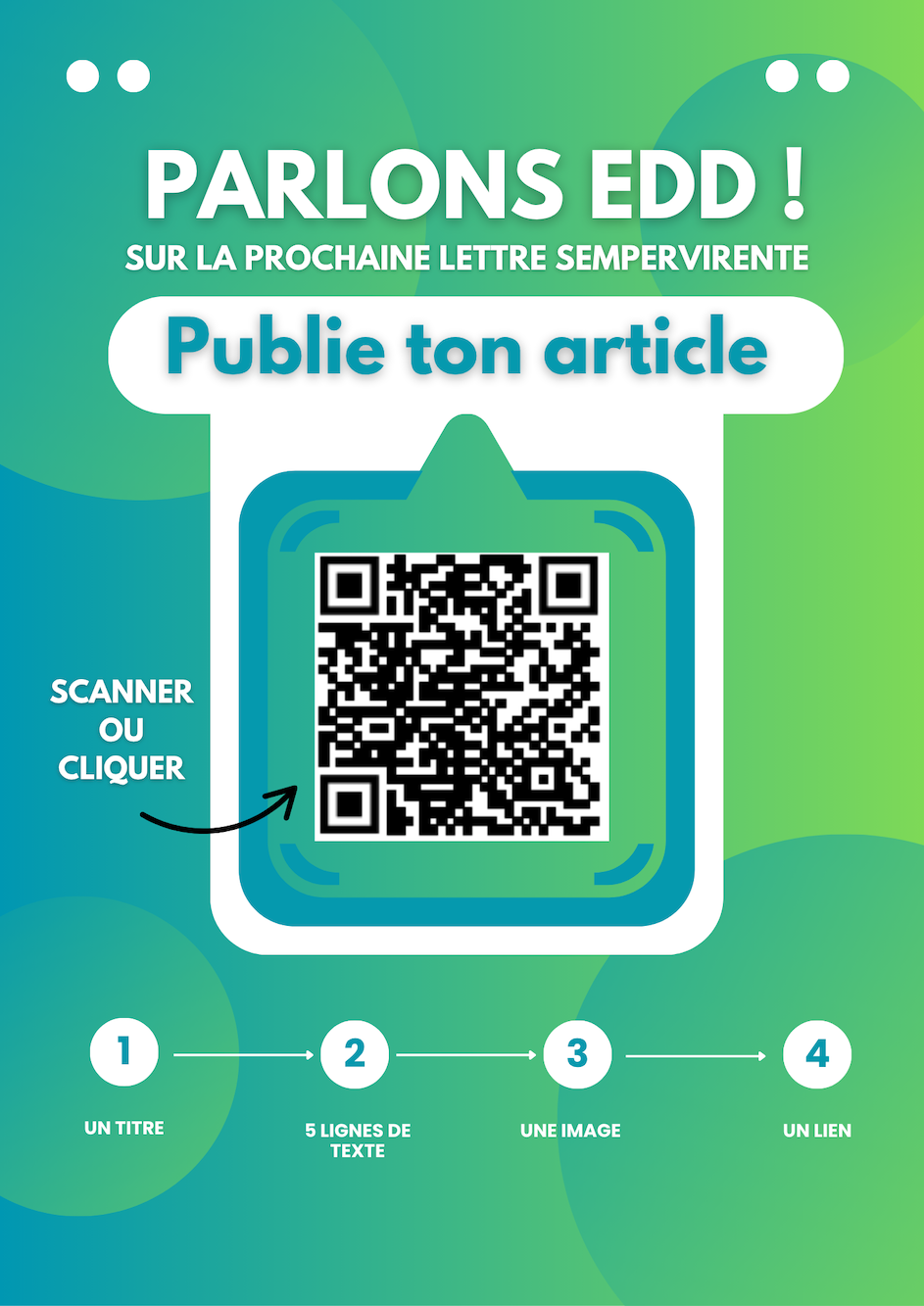 Flyer Lettre Sempervirente