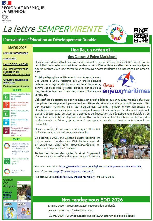 Lettre sempervirente EDD Réunion 2026-03