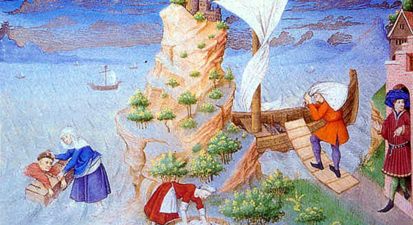 moments alternatifs du manuscrit du décameron de Boccace