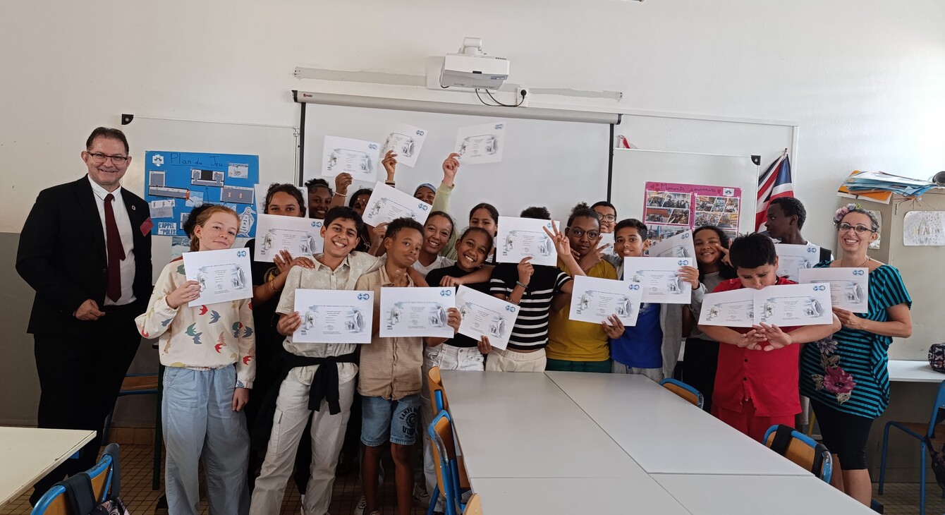 Remise des diplômes collège des deux canons 