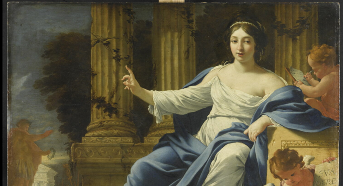 muse de l'éloquence peinture
