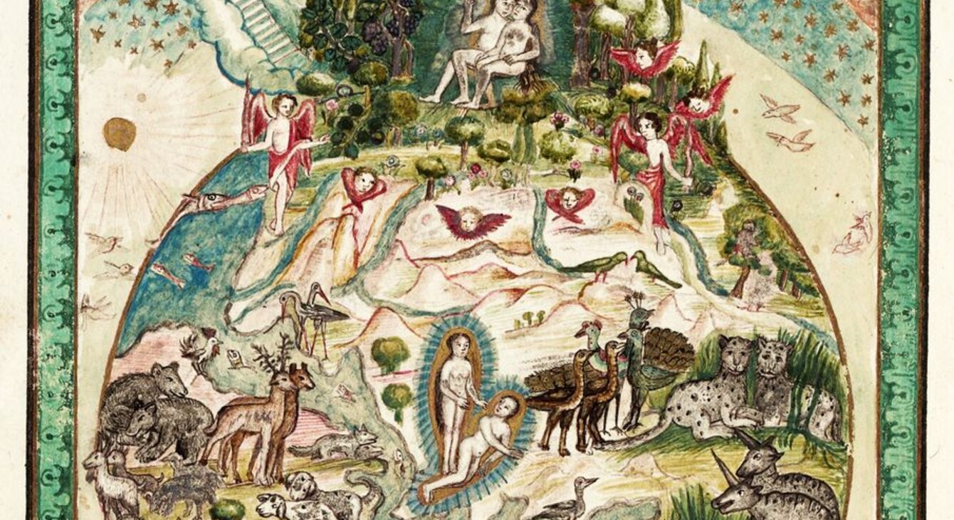 image qui représente la creation du monde
