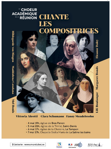Le choeur académique chante les compositrices - Affiche