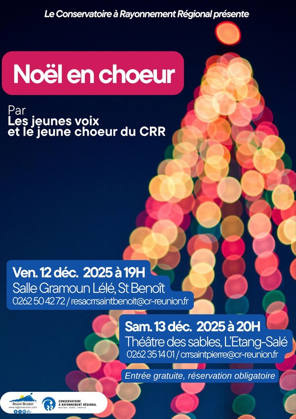 Affiche du spectacle "Noël en choeur"