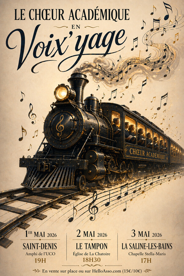 Choeur académique - Voix'yage - Affiche