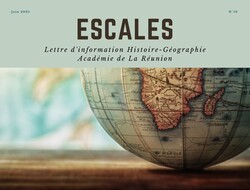 premiere page de la lettre d'information Escales