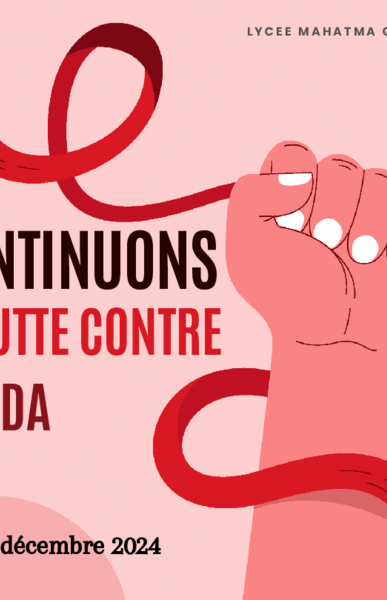 Affiche journée sida 2 déc 2024