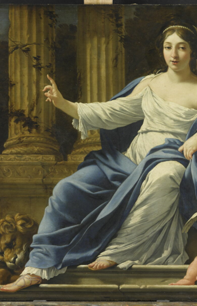 muse de l'éloquence peinture