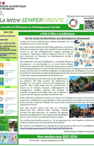 Lettre sempervirente EDD Réunion 2026-05