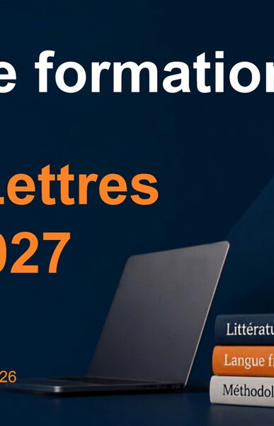 les formations en lettres