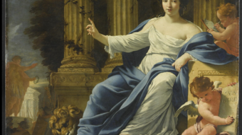 muse de l'éloquence peinture